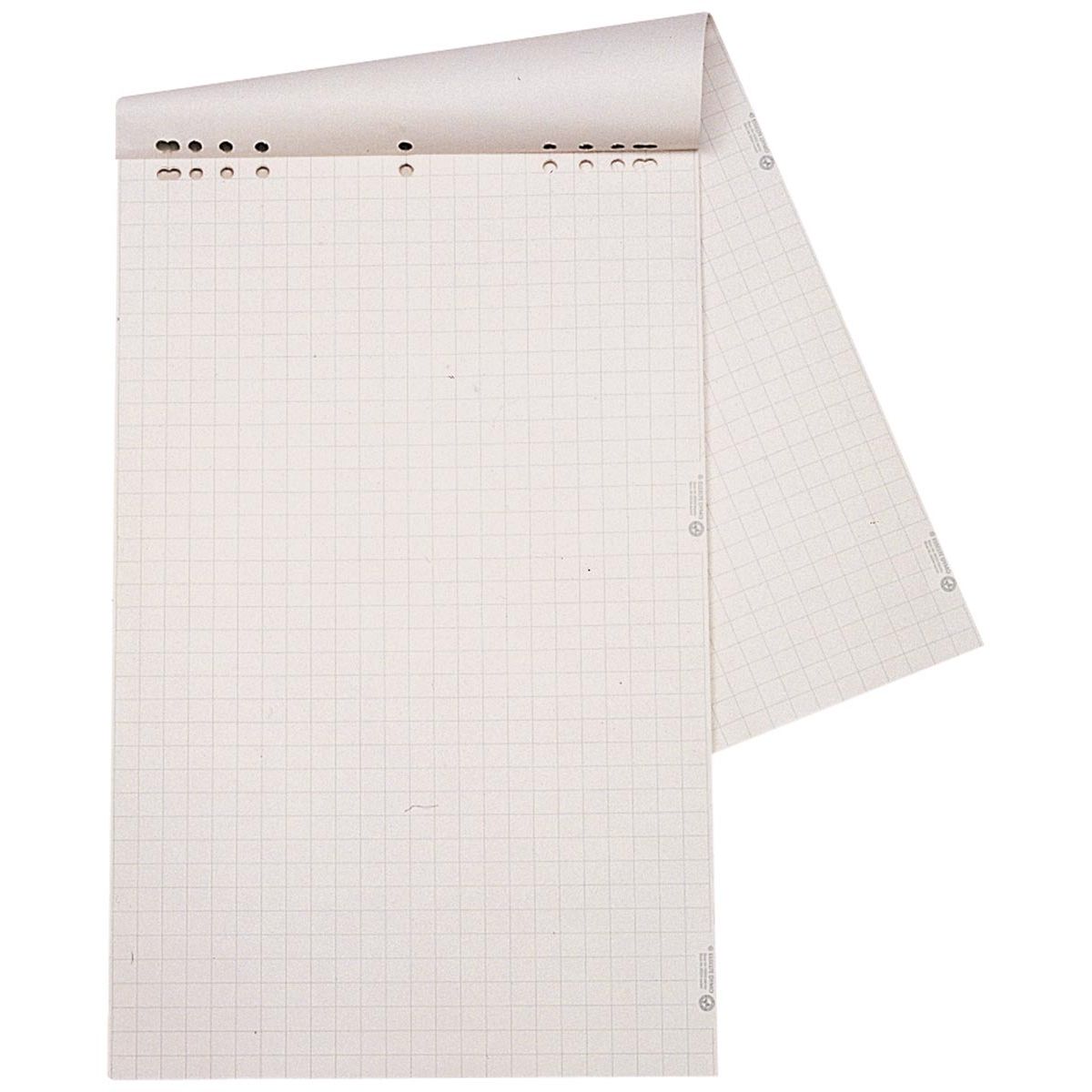Dahle - papel para rotafolio, pies 68 x 95 cm, cuadriculado, rollo de 20 hojas