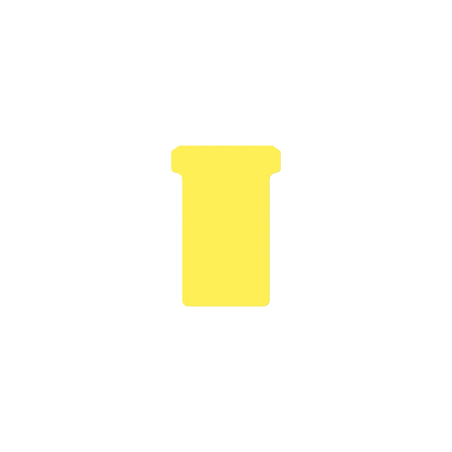 Quantore - T-card Djois misura 2 48mm giallo 100 pezzi