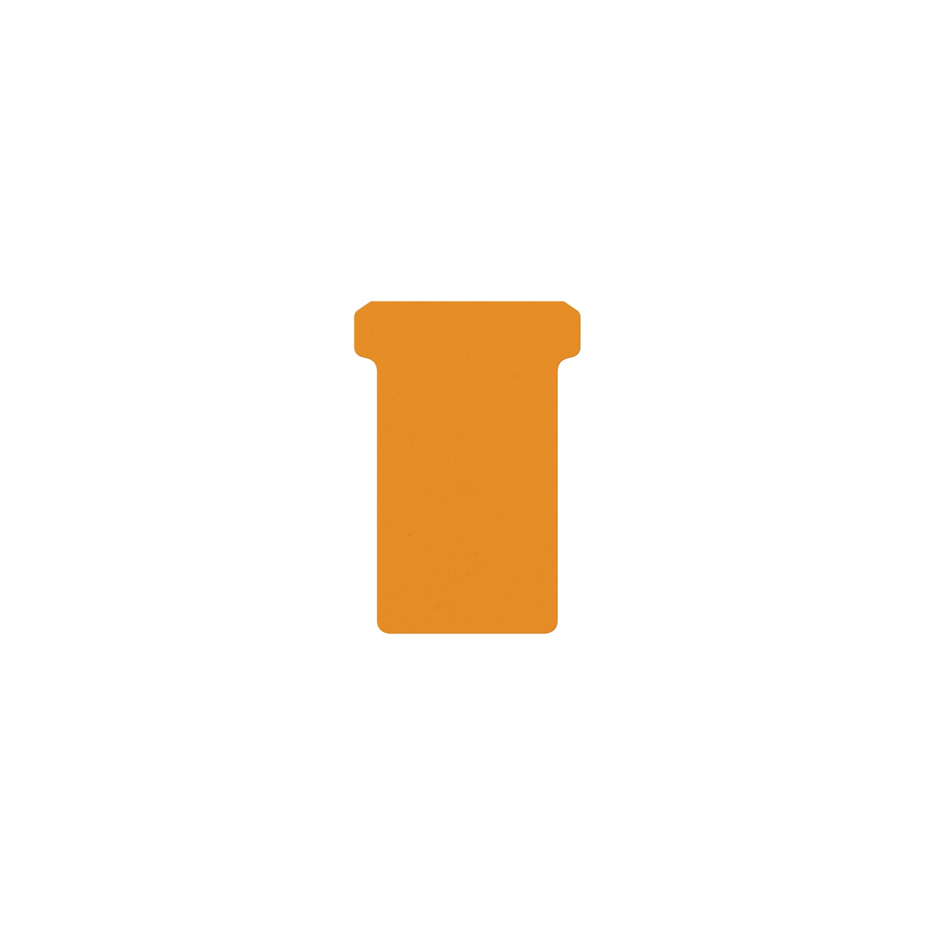 Djois - T-card size 2 48mm orange 100 pieces