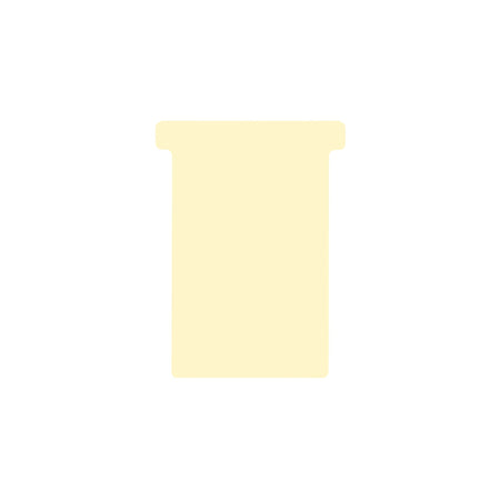 Djois - T-card misura 3 77mm beige 100 pezzi