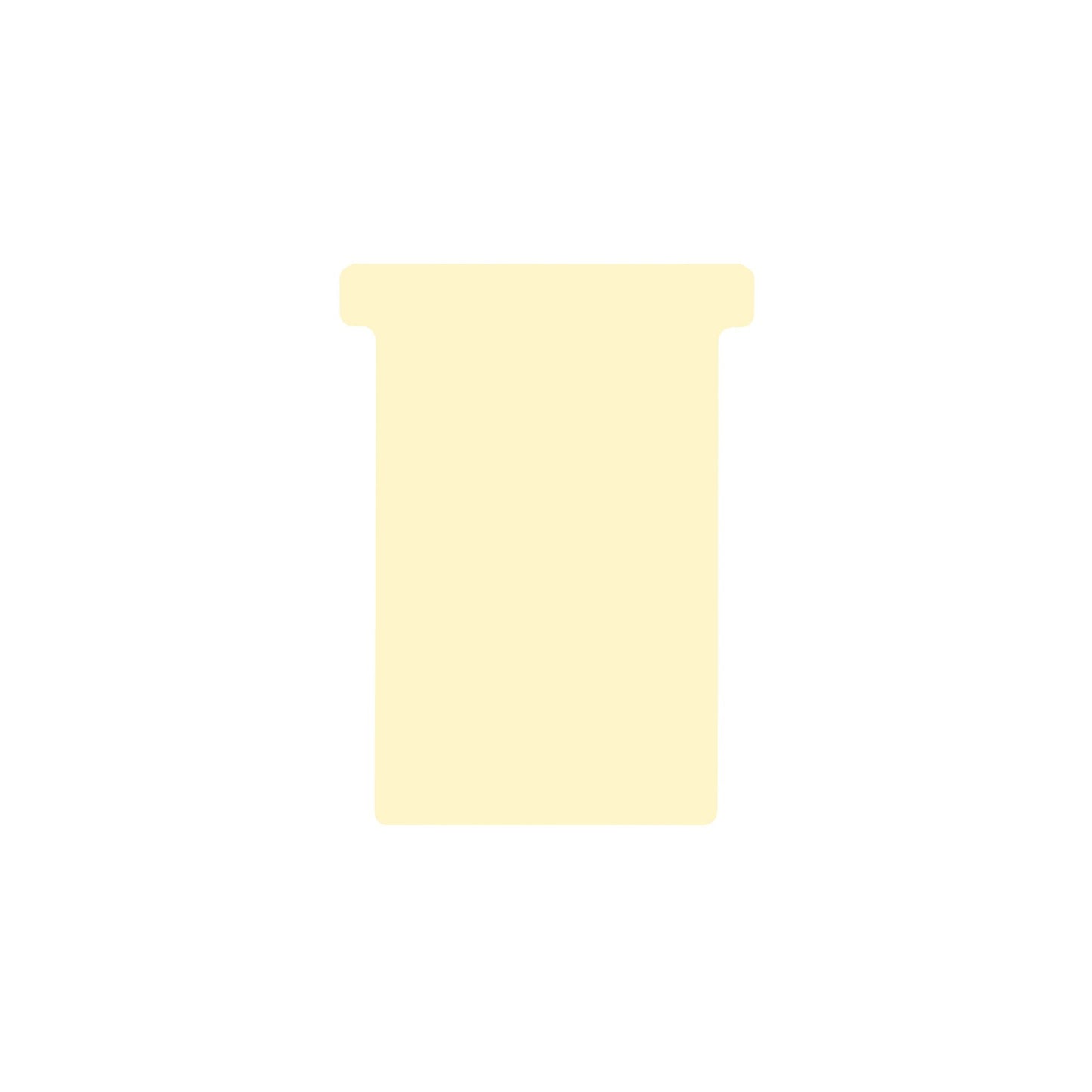 Djois - T-card taille 3 77mm beige 100 pièces