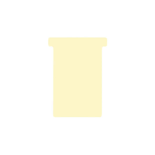 Djois - T-card misura 3 77mm beige 100 pezzi