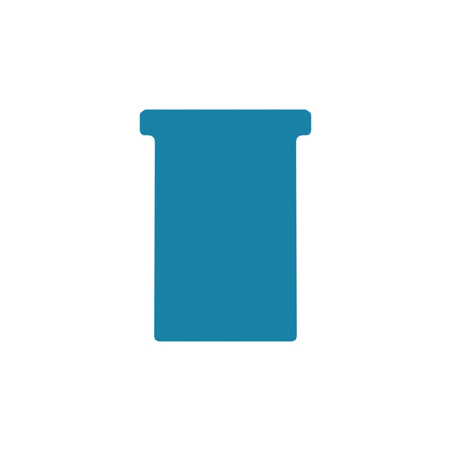 Djois -  T-kaart  formaat 3 77mm blauw 100 stuks