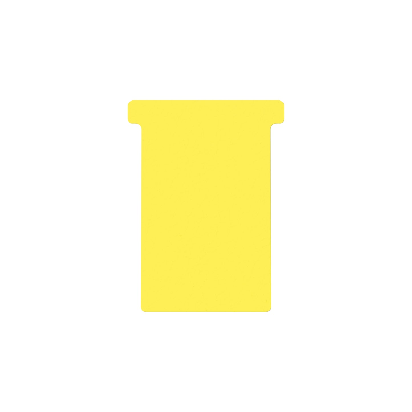 Djois -  T-kaart  formaat 3 77mm geel 100 stuks