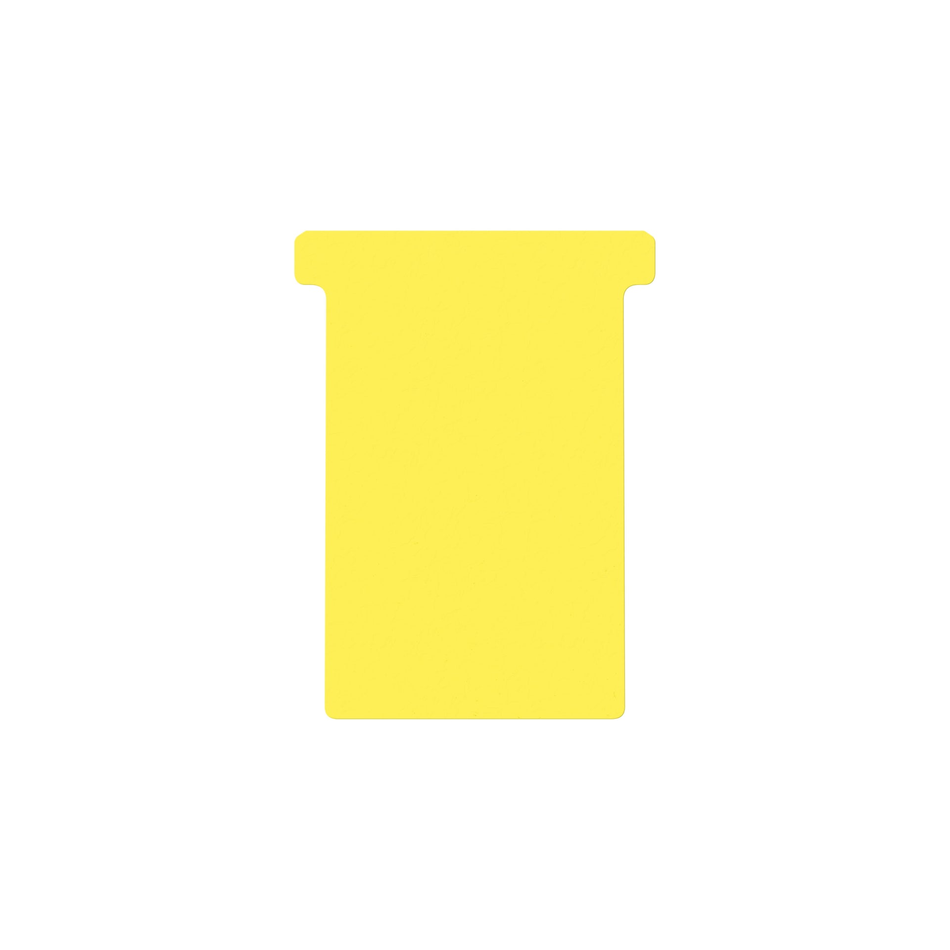 Djois - T-card misura 3 77mm giallo 100 pezzi