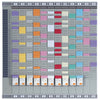 Nobo - T-card professional planning set 12 panels with 32 slots