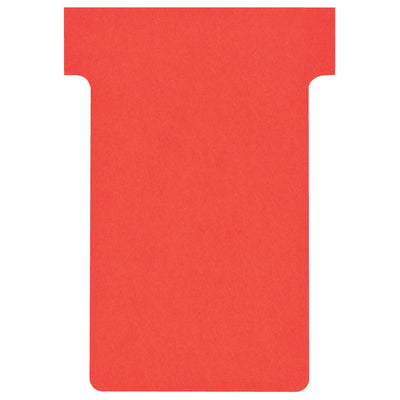 Nobo - Tarjeta T n°2 48mm roja 100 piezas