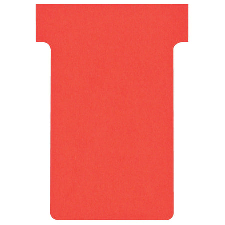 Nobo - T-card n.2 48mm rossa 100 pezzi
