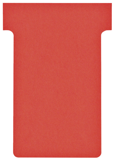 Nobo - T-planbordkaarten index 2, ft 85 x 60 mm, rood