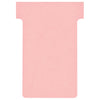 Nobo -  T-kaart  nr.2 48mm roze 100 stuks