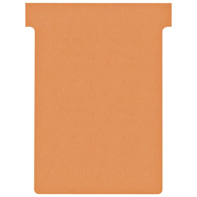 NOBO - planboard t -card nobo nr 3 80 mm orange | Prendre 100 pièces