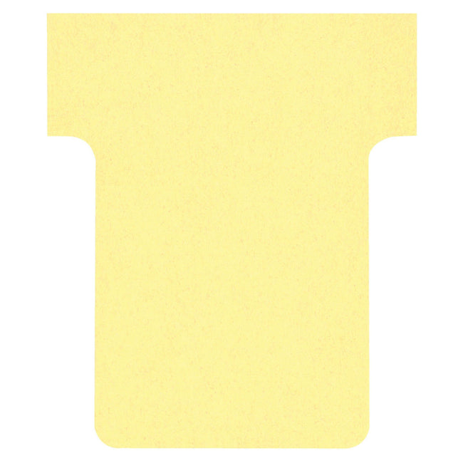Nobo - Tarjeta T núm. 1.5 36mm amarillo 100 piezas
