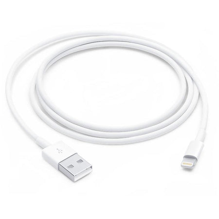 Apple - cable Lightning (8 pines) a USB-A, 1 m, blanco