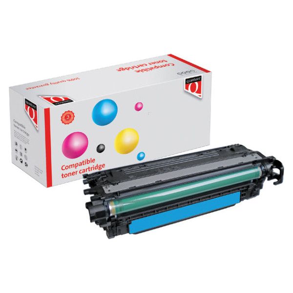 Quantore - Tonercartridge hp ce251a 504a blauw