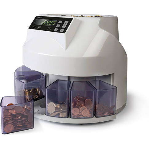 Compteur de pièces de monnaie SafeScan® - ® Type: 1250 | Gris | 1 pièce