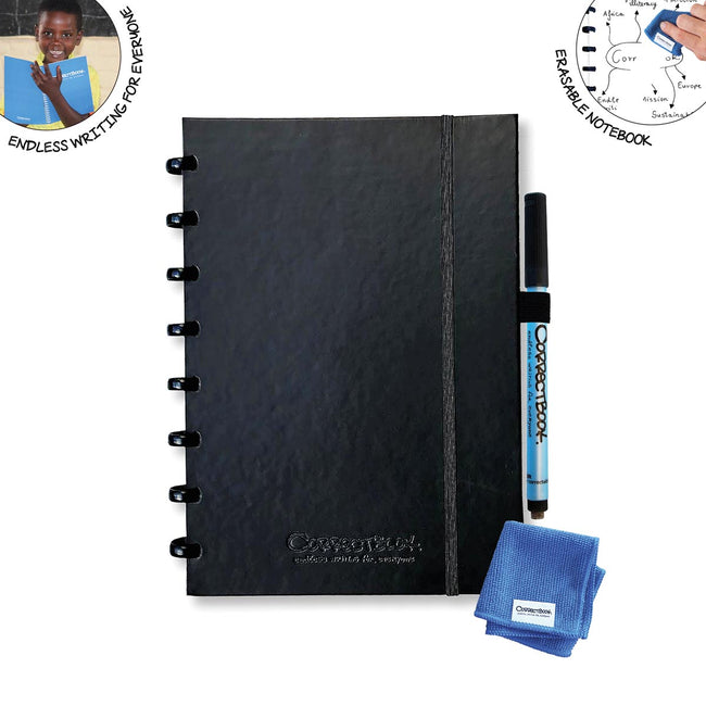 Correctbook - Notebook A5 Blanco 40blz Ink Black