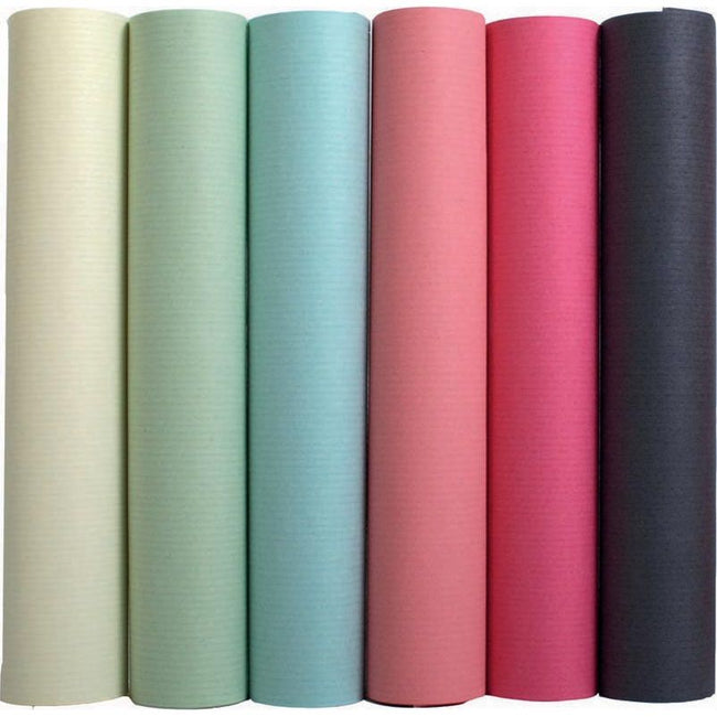Clairefontaine - papier cadeau couleurs pastel assorties