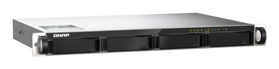 QNAP -   TS-435XEU NAS Rack (1U) Marvell CN9131 4 GB DDR4 0 TB  QTS Zwart, Grijs