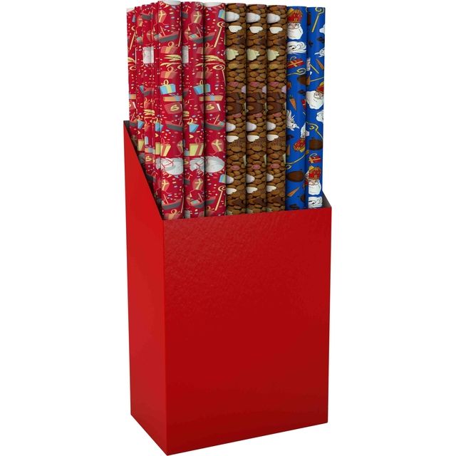 IG design -  Inpakpapier sint 300x100cm assorti