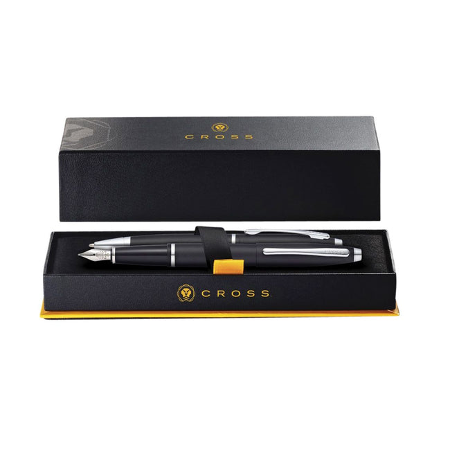 Cross - Set de escritura bolígrafo y pluma estilográfica calais m negro mate