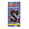 Tony's Chocolonely - Dark chocolate letter S 180gr | 15 pieces
