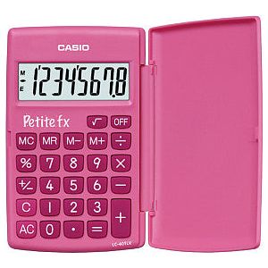 Calculatrice Casio école primaire rose