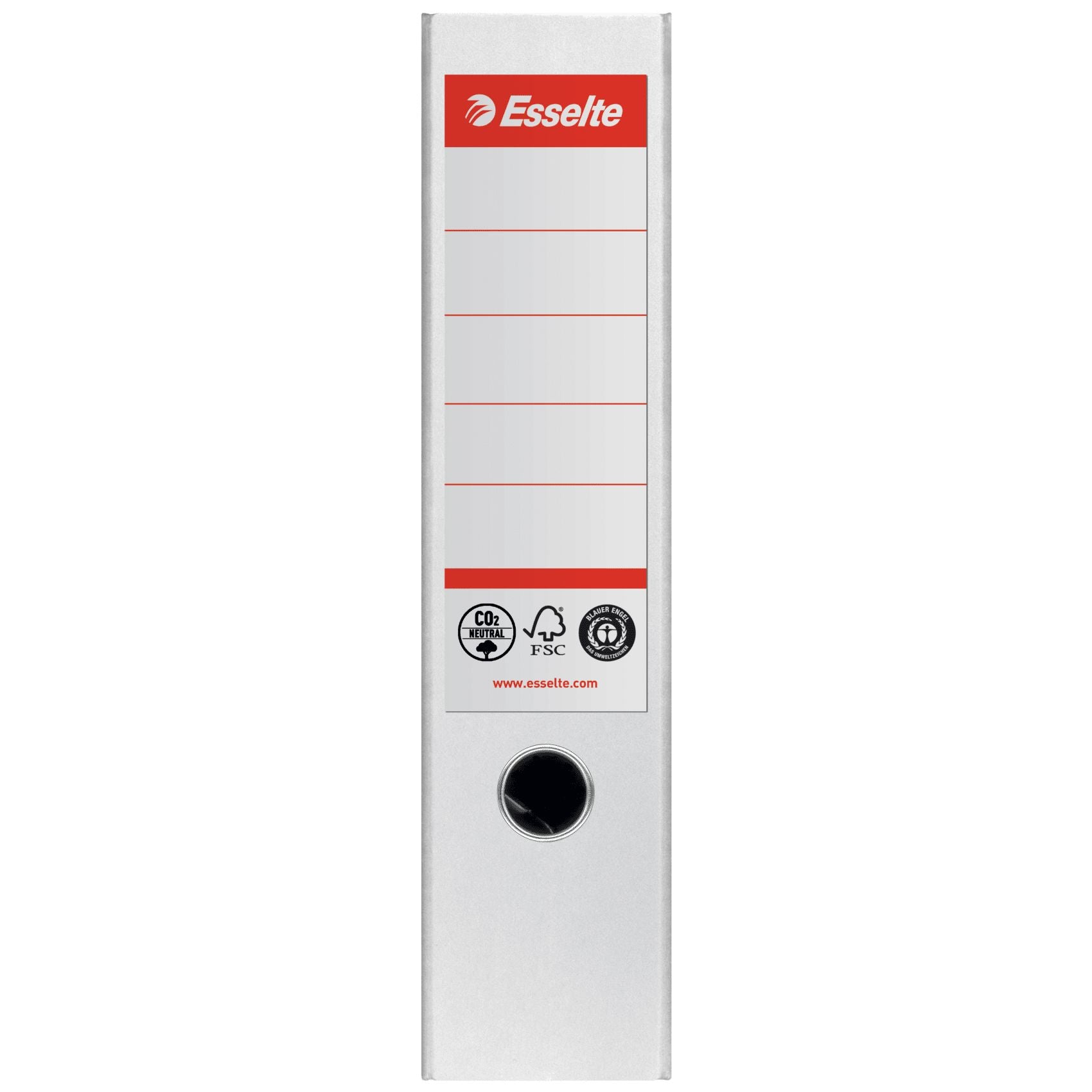 Esselte - No.1 folder, A4, spine 7.5 cm, white