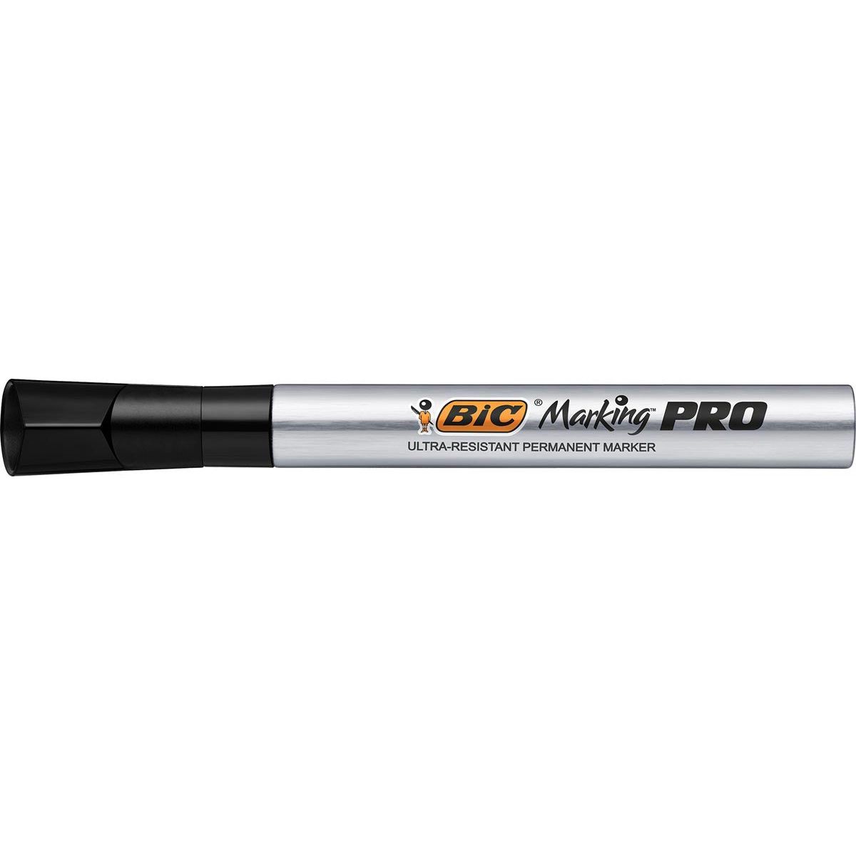 Bic - Markeerstift Marking Pro, beitelpunt, zwart