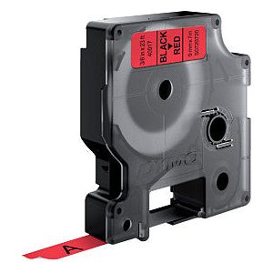 Dymo - Label Dymo Label Manager D1 Polyester 9 mm rouge | 1 pièce