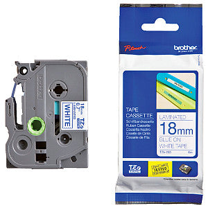 Brother - Labele  ptouch tze243 18mm wit