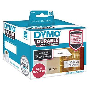 Dymo - Etikett Dymo LabelWriter Industrial 25x89 2. Weiß | Box A 2 Roll