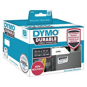 Dymo - Etiket dymo labelwriter industrieel 32x57 wit | Doos a 1 rol