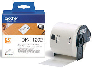 Brother - Etiket brother dk11202 verzendlabel 62x100mm wit | 3 stuks