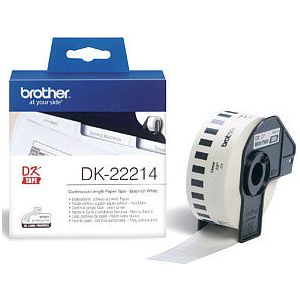 Brother - Label etiket brother dk-22214 12mmx30.48m therm wt | Rol a 30 meter