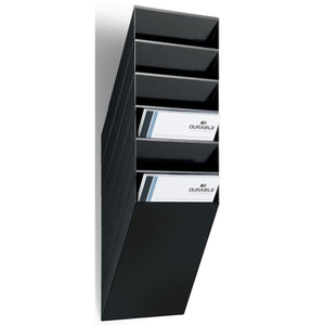Durable - brochure holder Flexiboxx 6 A4, black