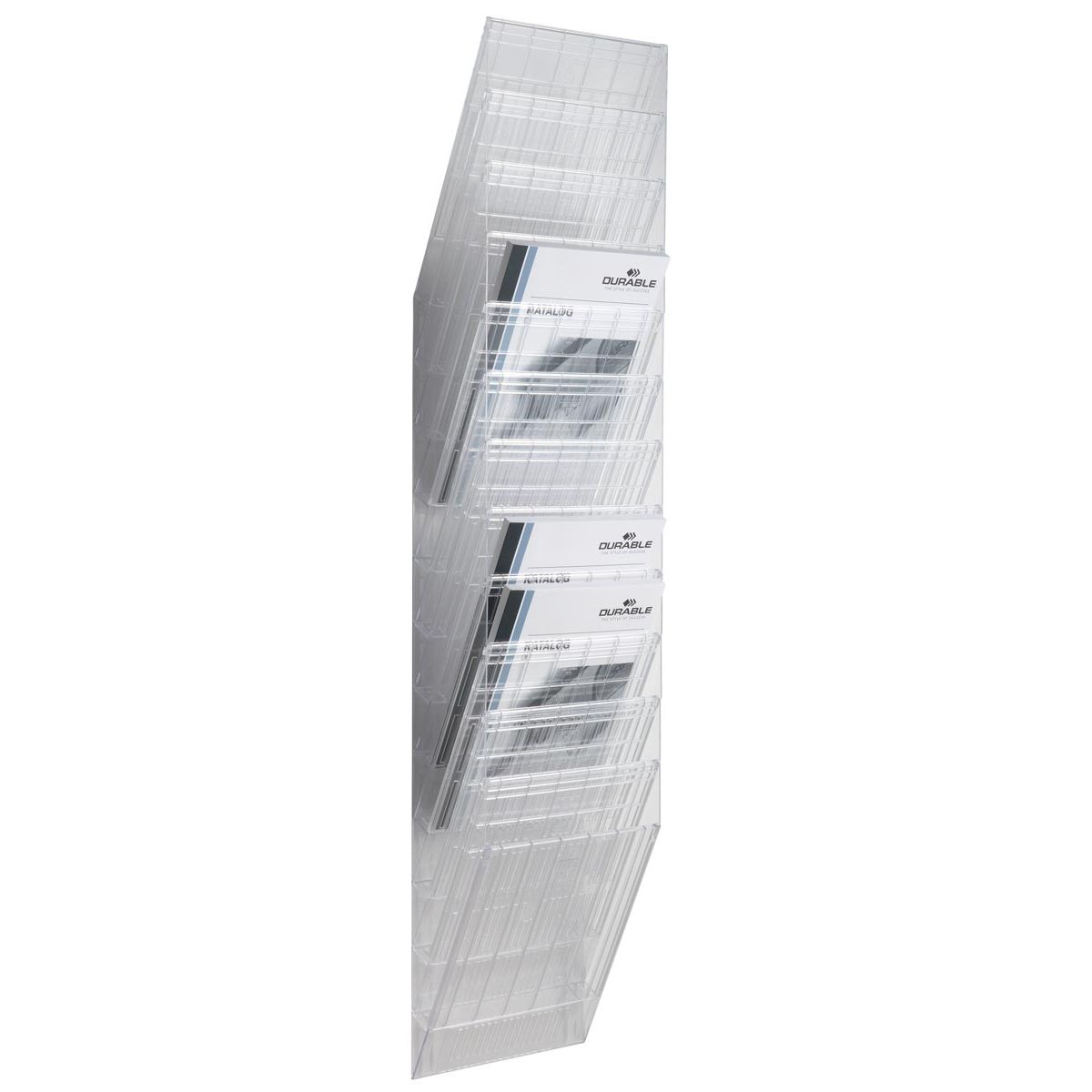 Durable - porte-brochures Flexibox 12 A4 transparent