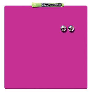 Nobo - Whiteboard tegel nobo 36x36cm roze gelakt | 1 stuk