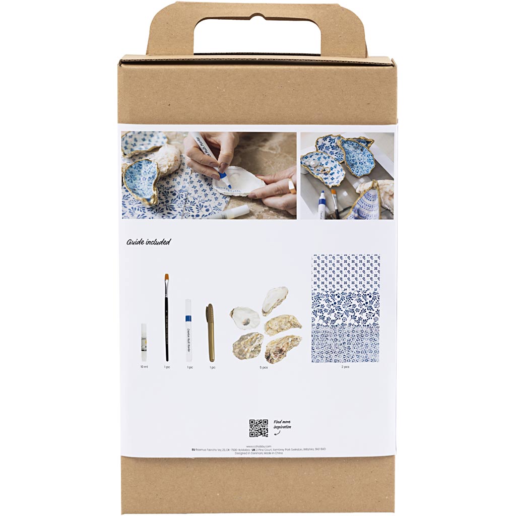 Creativ Company - Hobby set decoupage conchas de ostras