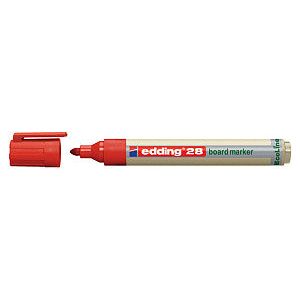 Edding - Viltstift  28 whiteboard Ecoline rond 1.5-3mm rood