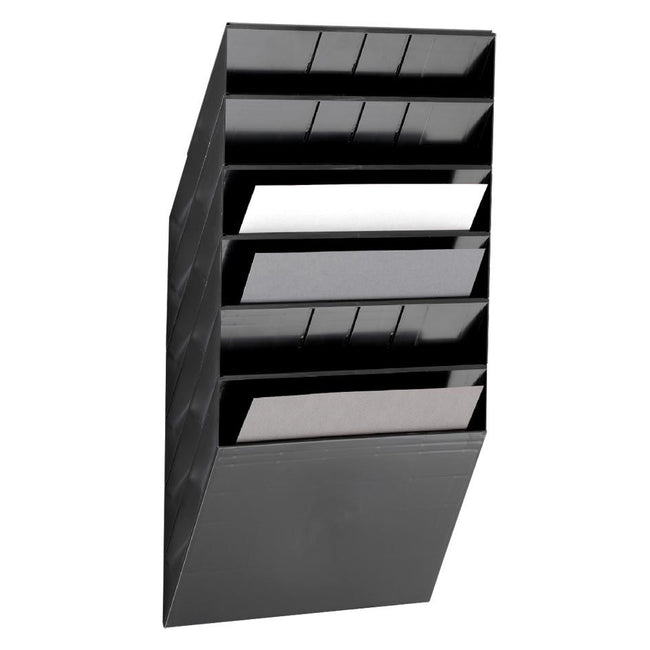 Durable - brochure holder Flexiboxx 6 A4 Landscape black