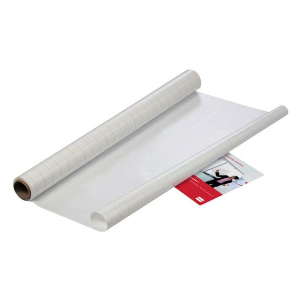 Nobo - Instant Whiteboard Folie, Ft 60 x 80 cm, Rollen von 25 Blättern, Weiß, kariert