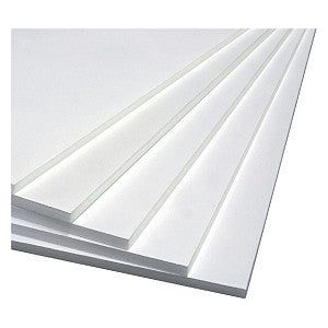 Office - Foamboard 70x100cm 2-zijdig 5mm wit | 10 stuks