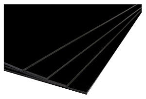 Quantore - Foamboard 50x70cm 2 - 5mm schwarz | 10 Stücke