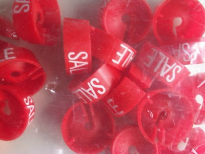 Klika -  MB rood wit bedrukking SALE 25 stuks