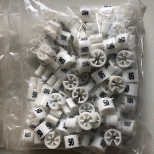 Klika -  Minimarker wit/zwart 50 100st
