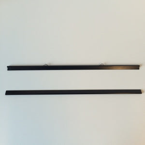 Klika -  Posterklemmen set 420 mm lang 0/2 zwart