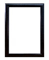 Klika -  Kliklijst 70x100 cm zwart 25mm