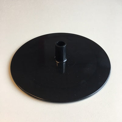 Klika - Voetplaat rond diameter 16cm zwart