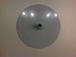 Klika -  Voetplaat rond diameter 16cm grijs