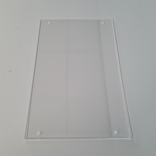 Klika - Acrylic U-holder A4 with 4 holes 20 pieces